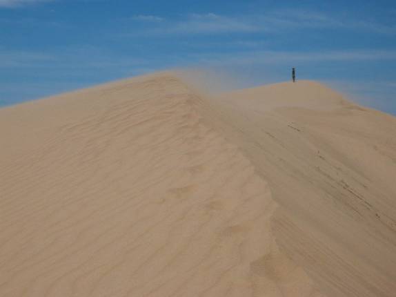 As dunas de Valizas, alguns quilômetros ao norte de Cabo Polonio, são as maiores do Uruguai (foto da internet)